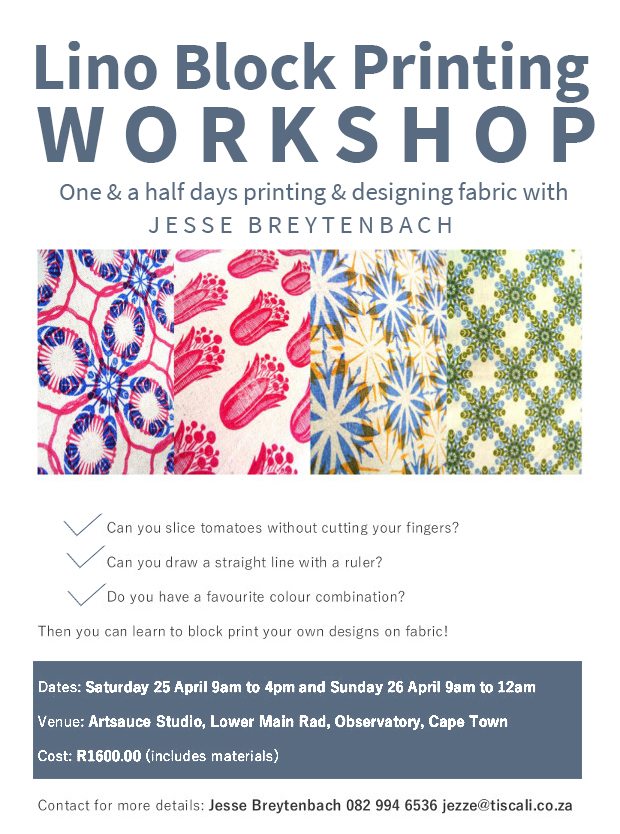 Lino Block Printing Workshop